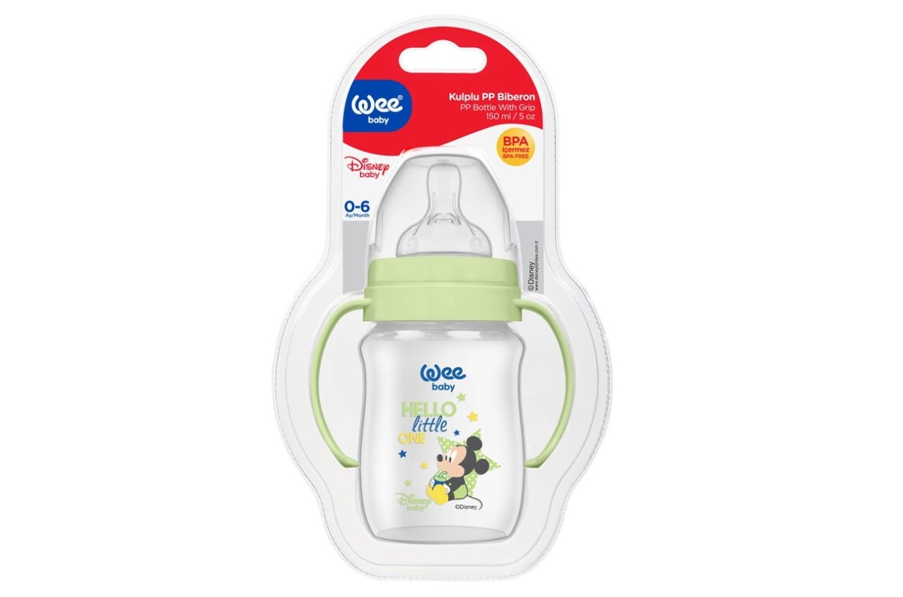 Disney Mickey Minnie Kulplu PP Biberon 150 ml