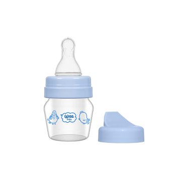 Wee Baby Mavi Mini Cam Alıştırma Bardağı Seti 30 ml