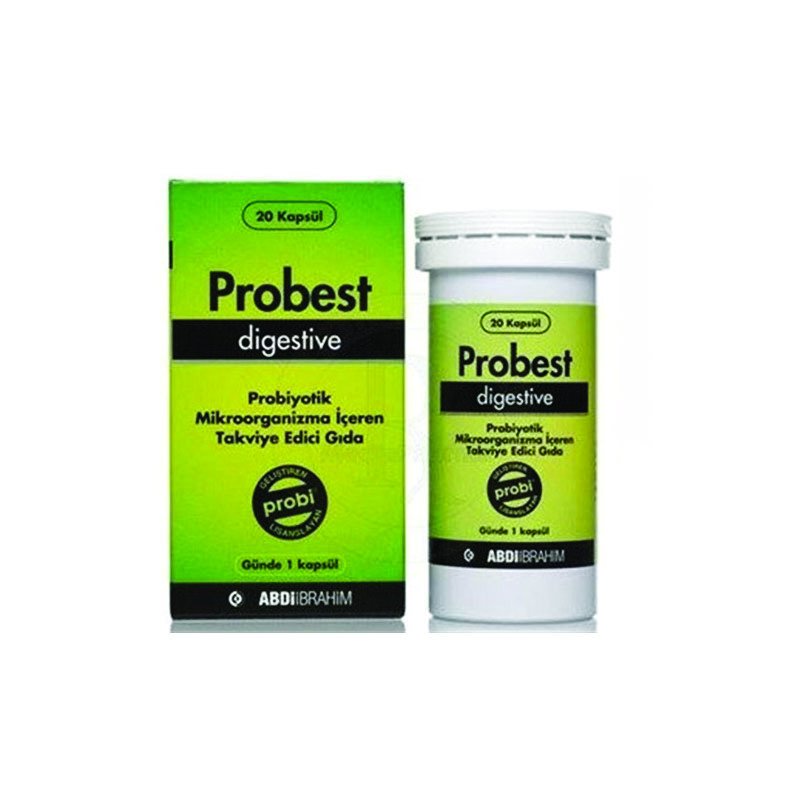 Probest Digestive Probiyotik Takviye Edici Gıda 20 Kapsül