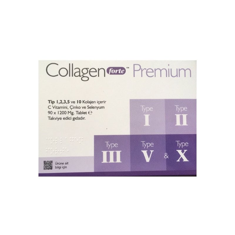 Collagen Forte Premium 5 Tip Kolajen 90 X 1200 Mg
