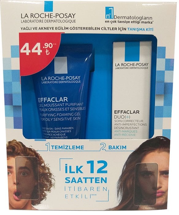 La Roche Posay Effaclar Akne Eğilimli Ciltler için Bakım Tanışma Kiti