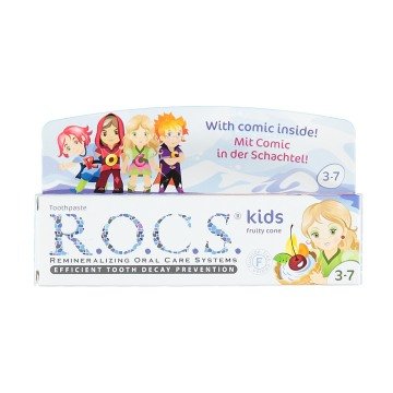 ROCS Kids Floridsiz Meyve Külahı Diş Macunu 3-7 Yaş