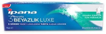 İpana 3 Boyutlu Beyazlık Luxe Sigara İçenler için Diş Macunu