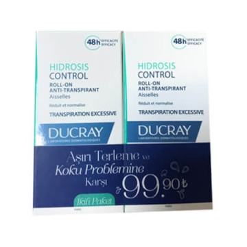 Ducray Hidrosis Control Anti Transpirant Roll On 40ml 2 li Paket