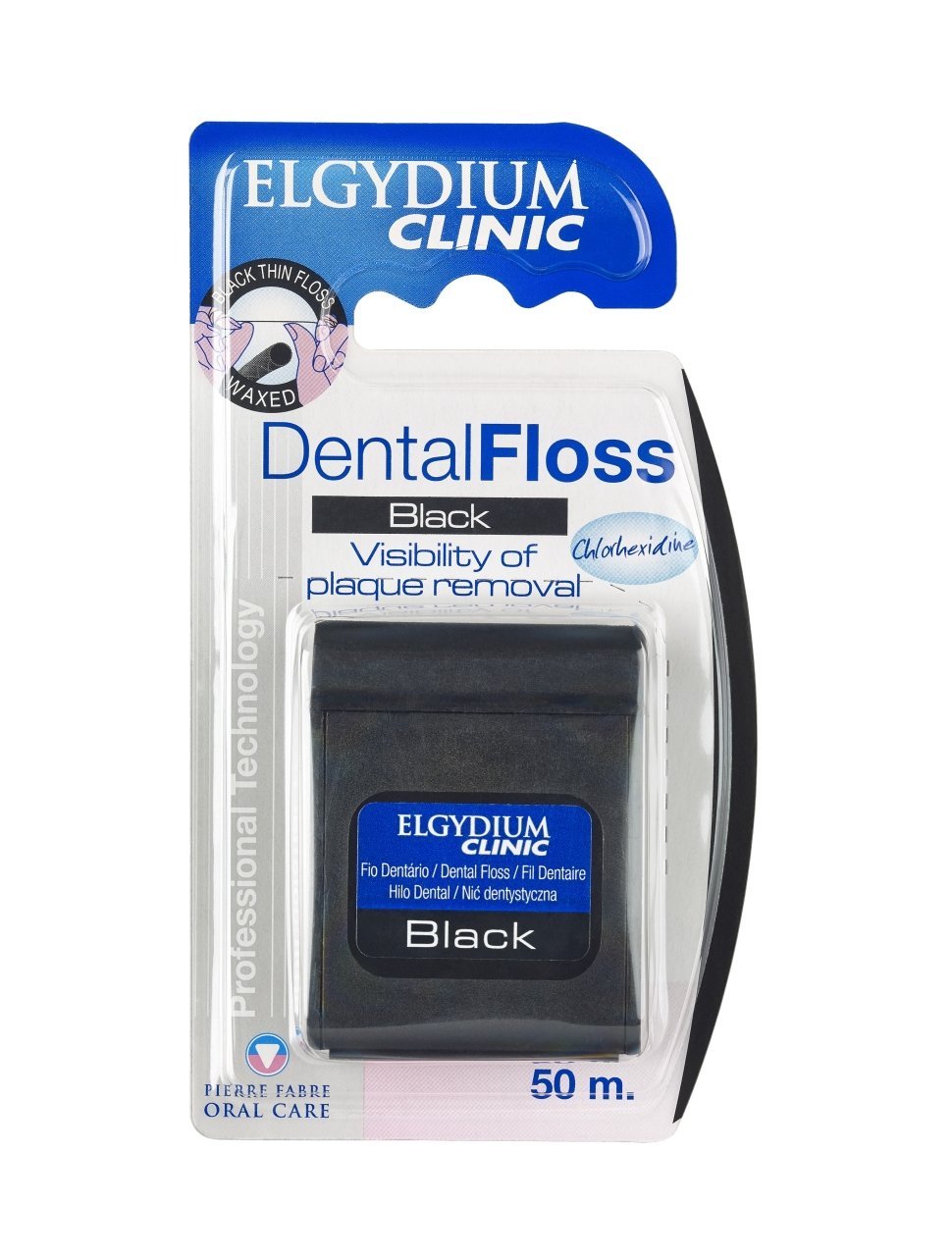 Elgydium Clinic Klorheksidinli Siyah Diş İpi