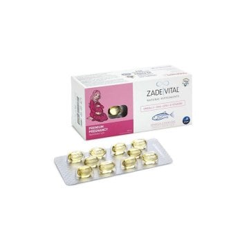Zade Vital Omega 3 Balık Yağı Hamileler için 60 Kapsül