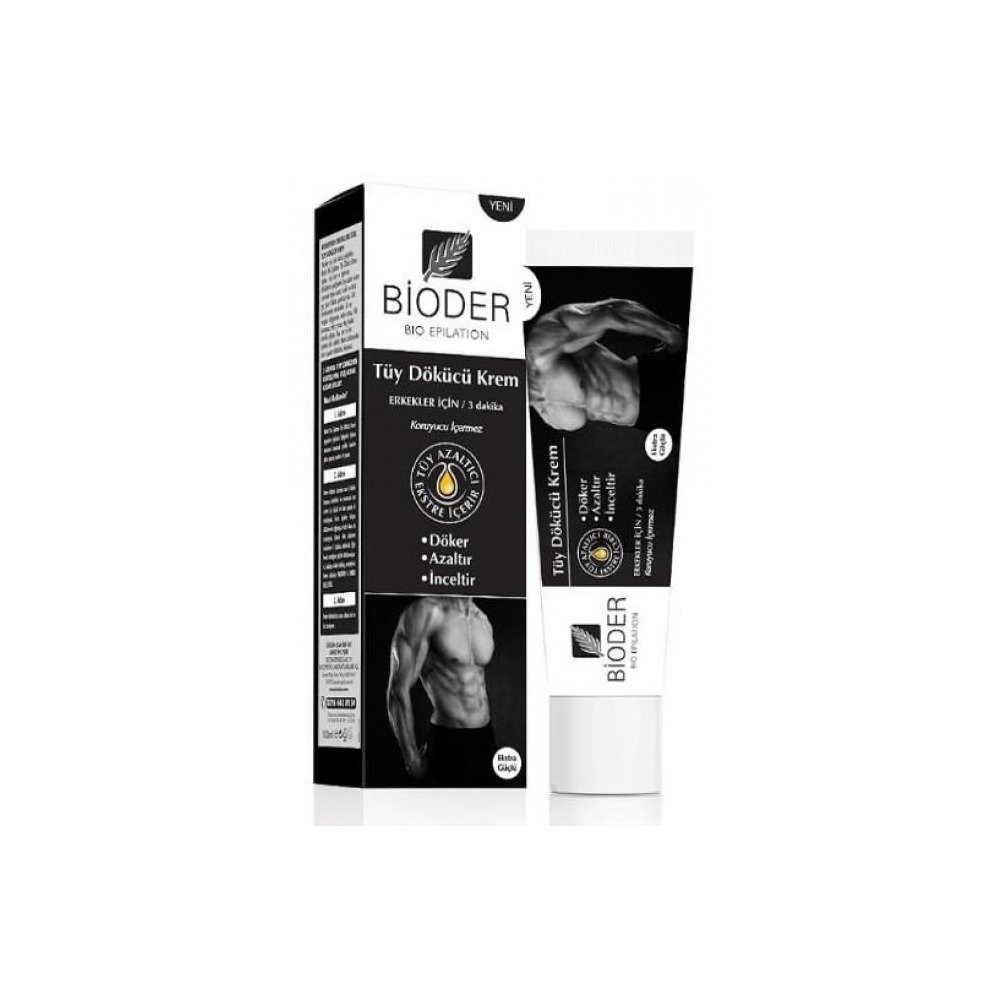 Bioder Bio Epilation Erkeklere Özel Tüy Dökücü Krem 100ml