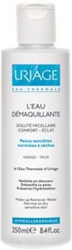 Uriage L'eau Demaquillante Make Up Remover Water Micellar Solution Dry to Normal Skin 250 ml