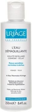 Uriage L'eau Demaquillante Make Up Remover Water Micellar Solution Dry to Normal Skin 250 ml