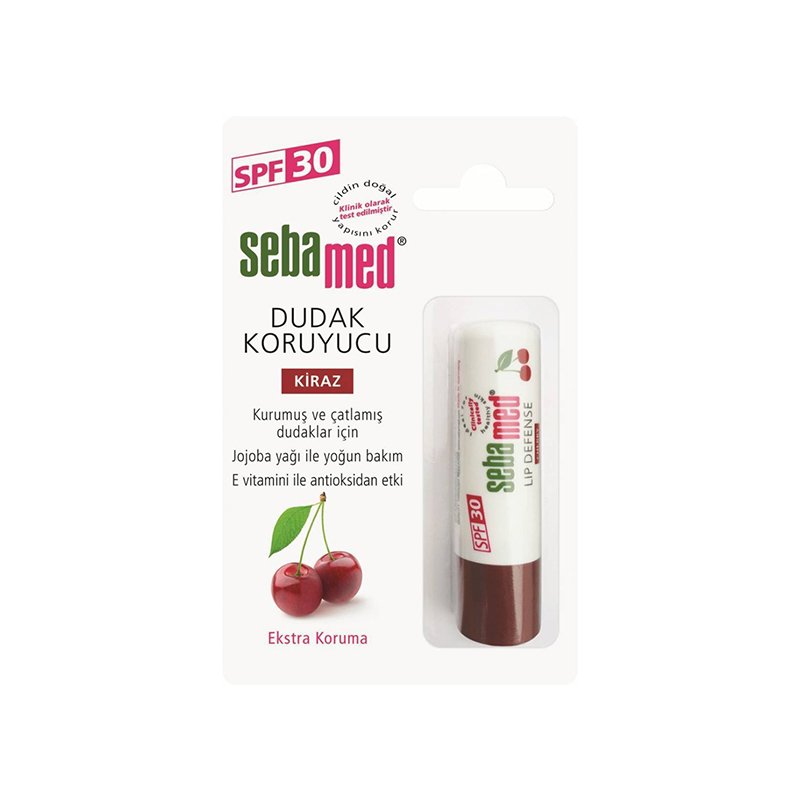 Sebamed Kiraz Aromalı Dudak Koruyucu SPF 30