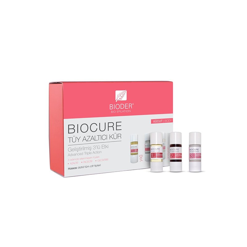 Bioder Biocure Body Tüy Azaltıcı Kür 3 x 10ml