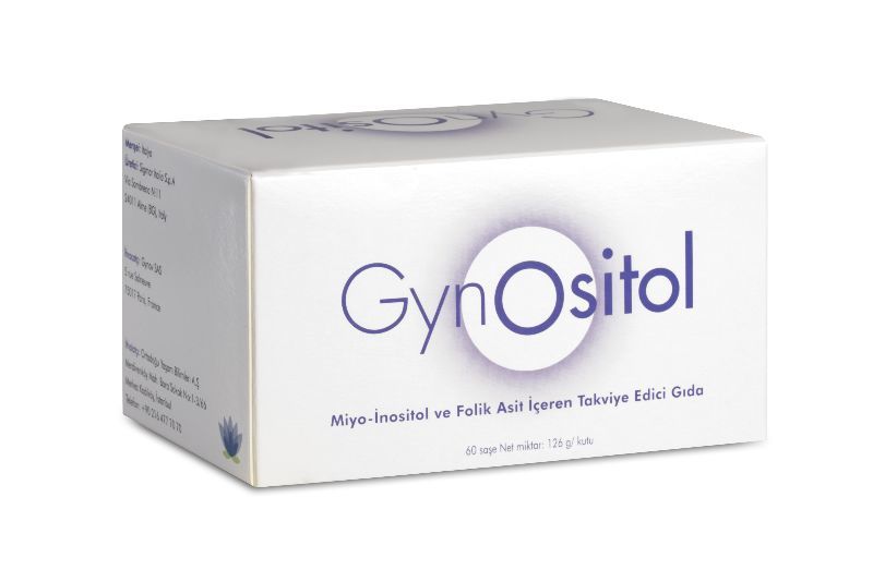 Gynositol Miyo İnositol ve Folik Asit İçeren Takviye Edici Gıda 60 Saşe