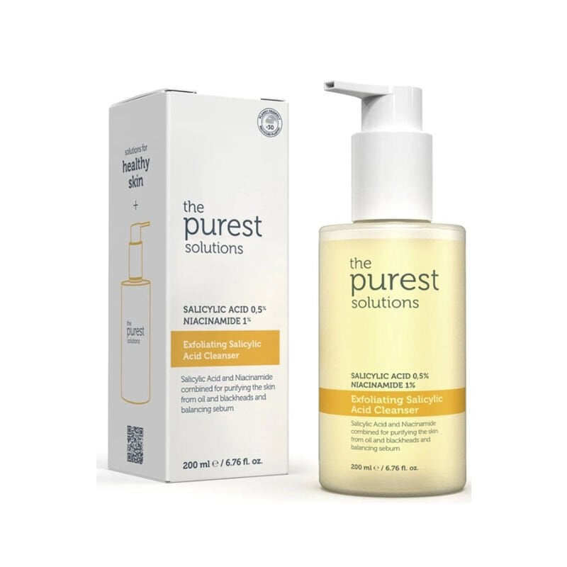 The Purest Solutions Exfoliating Salicylic Acid Cleanser 0,5% Salicylic Acid 1%Niacinamide 200 ml