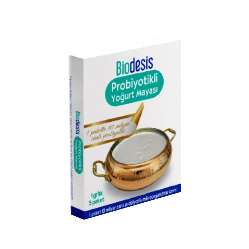 Biodesis Probiyotikli Yoğurt Mayası 1gr 5 Adet