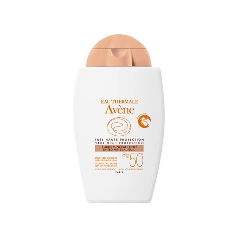 Avene Fluide Mineral Teintee SPF50+ 40ml  Aşırı Hassas Ciltlere Özel Renkli Güneş Kremi