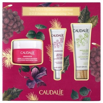 Caudalie Vinosource S.O.S Cream SET - Nemlendirici Bakım Kremi & Serum & Maske