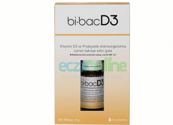 Bi-bac D3 Probiyotik Damla 8g