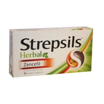 Strepsils Herbal Zencefil 16 Pastil