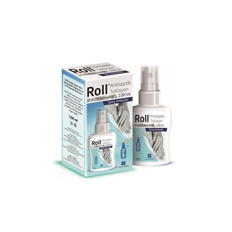 Roll Aptiseptik El ve Cilt Solüsyon Sprey 100 ml