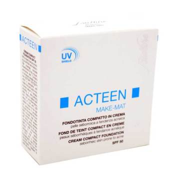 BioNike Acteen Kompakt Fondöten SPF50  Orta Ton 9ml