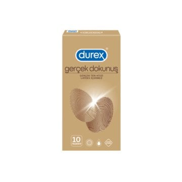 Durex Gerçek Dokunuş Prezervatif 10 Adet