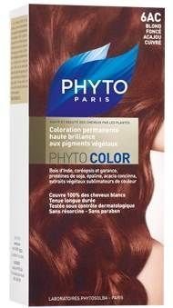 Phyto Color Bitkisel Saç Boyası 6AC Akaju Bakır Koyu Sarı