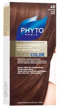 Phyto Color Bitkisel Saç Boyası 4D Dore Açık Kestane