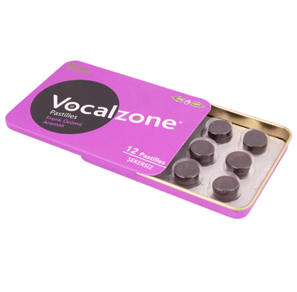 Vocalzone Frenk Üzümlü Şekersiz 12'li