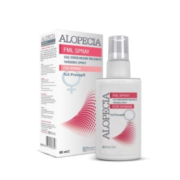 Alopecia Saç Dökülmesine Karşı Sprey Kadın 60 ml