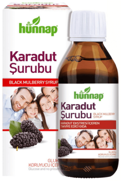 Hünnap Karadut Şurubu 50ml