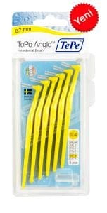 Tepe Angle Saplı Arayüz Fırçası 0.7 mm Sarı