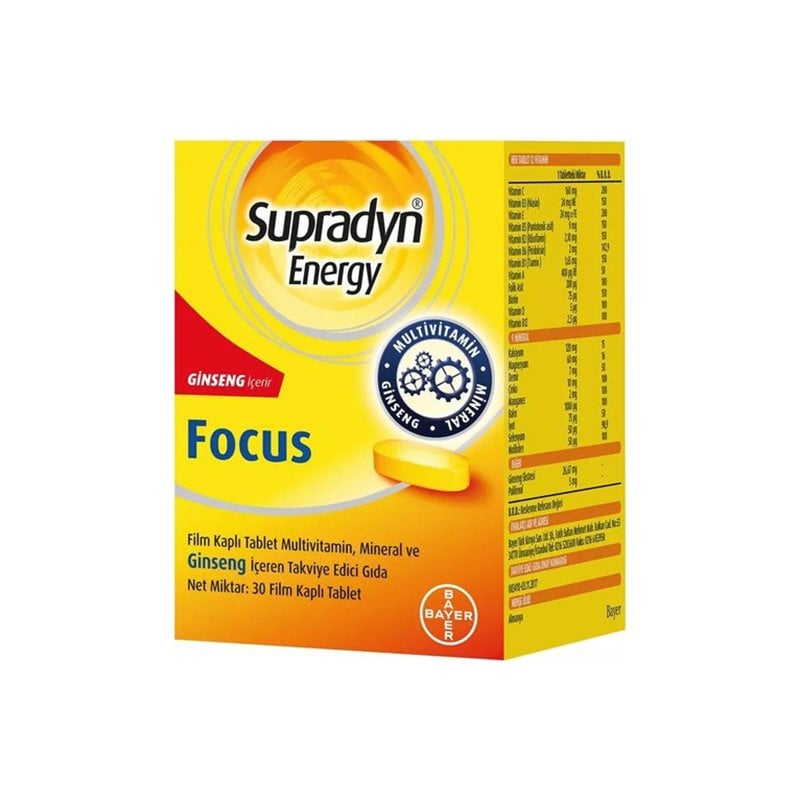 Supradyn Energy Focus 30 Tablet
