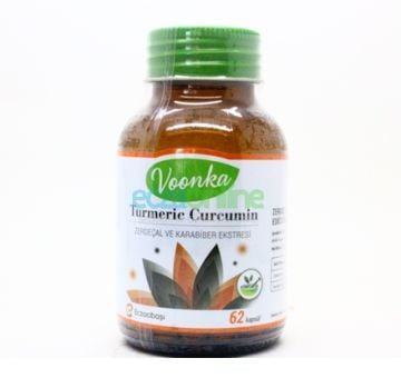 Voonka Turmeric Curcumin 62 kapsül