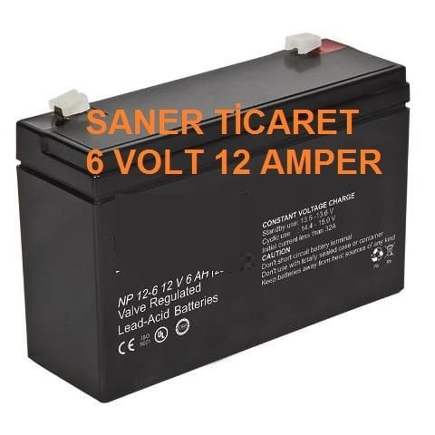 6 VOLT 12 AMPER AKÜ ÇOCUK  ARABA  AKÜSÜ
