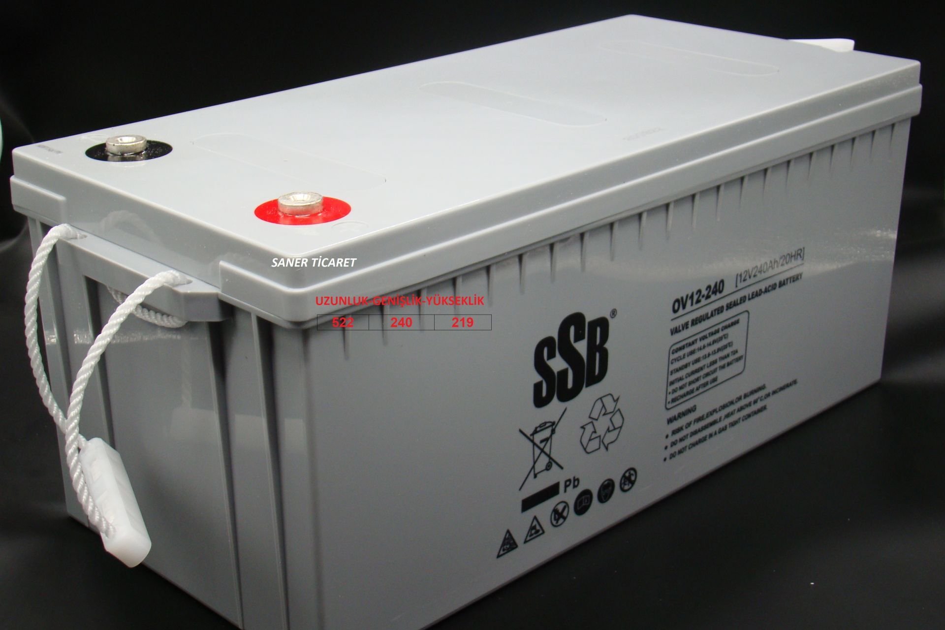 240 AMPER JEL AKÜ SSB OV SERİSİ