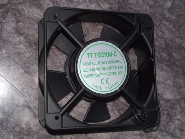 15cm  220 Volt Fan  HBL 150X150X50  28W 0.28A 2700Rpm