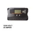 30 AMPER SOLAR ŞARJ KONTROL PVM  12-24 VOLT LCD EKRANLI