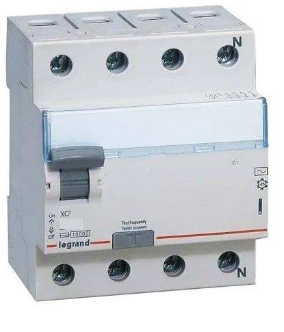 KAÇAK AKIM RÖLESİ 40 Amper 30 mA 4P ÜÇ FAZLI LEGRAND 403191