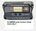 10 AMPER SOLAR ŞARJ KONTROL PVM  LCD EKRANLI