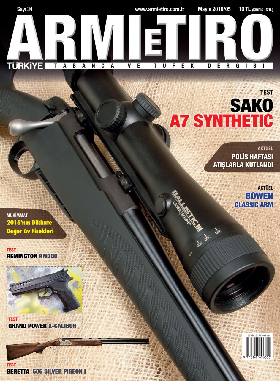 Armi e Tiro Dergisi Mayıs 2016