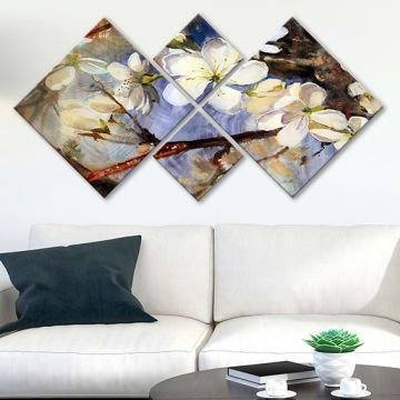 4 Parçalı Mdf Tablo