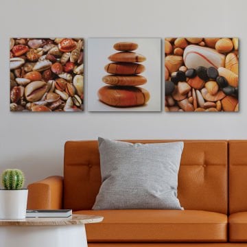 3 Parçalı Kanvas Tablo