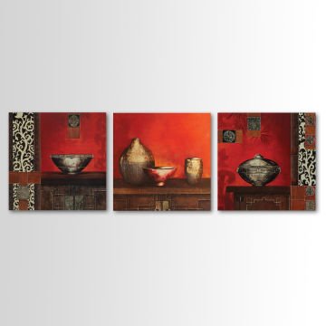 3 Parçalı Kanvas Tablo