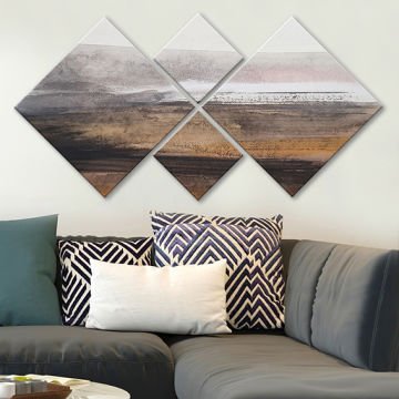 4 Parçalı Mdf Tablo