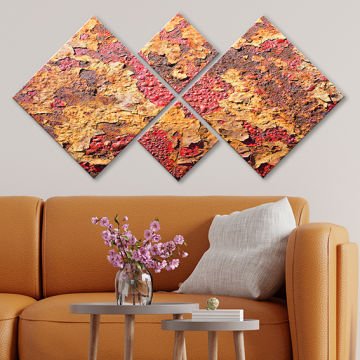 4 Parçalı Mdf Tablo