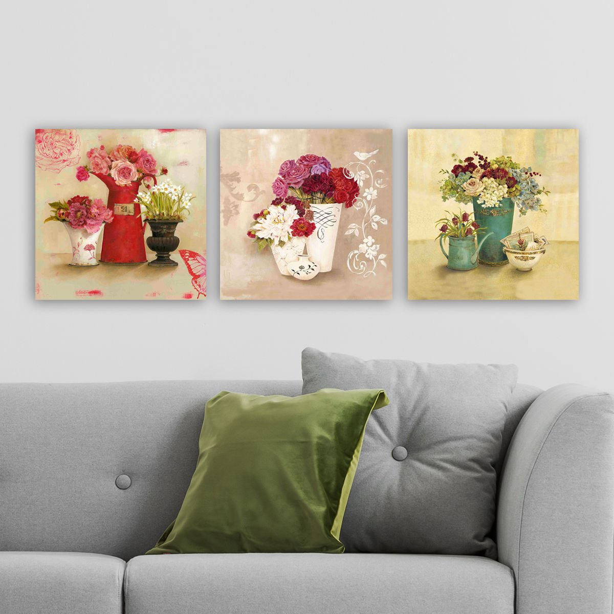 3 Parçalı Kanvas Tablo