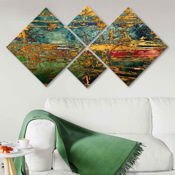 4 Parçalı Mdf Tablo