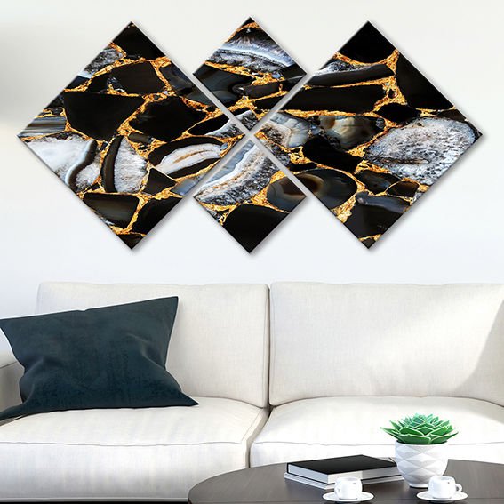 4 Parçalı Mdf Tablo