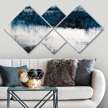 4 Parçalı Mdf Tablo
