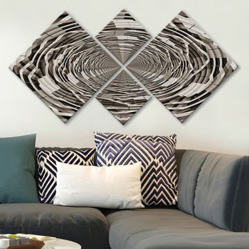 4 Parçalı Mdf Tablo
